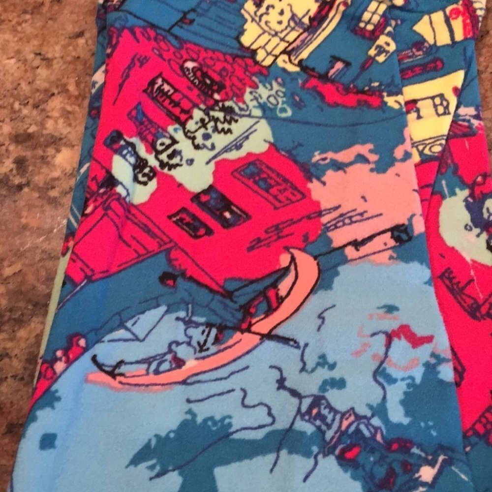 OS NWOT LuLaRoe‎ Leggings AA31 3308 - Picture 2 of 4